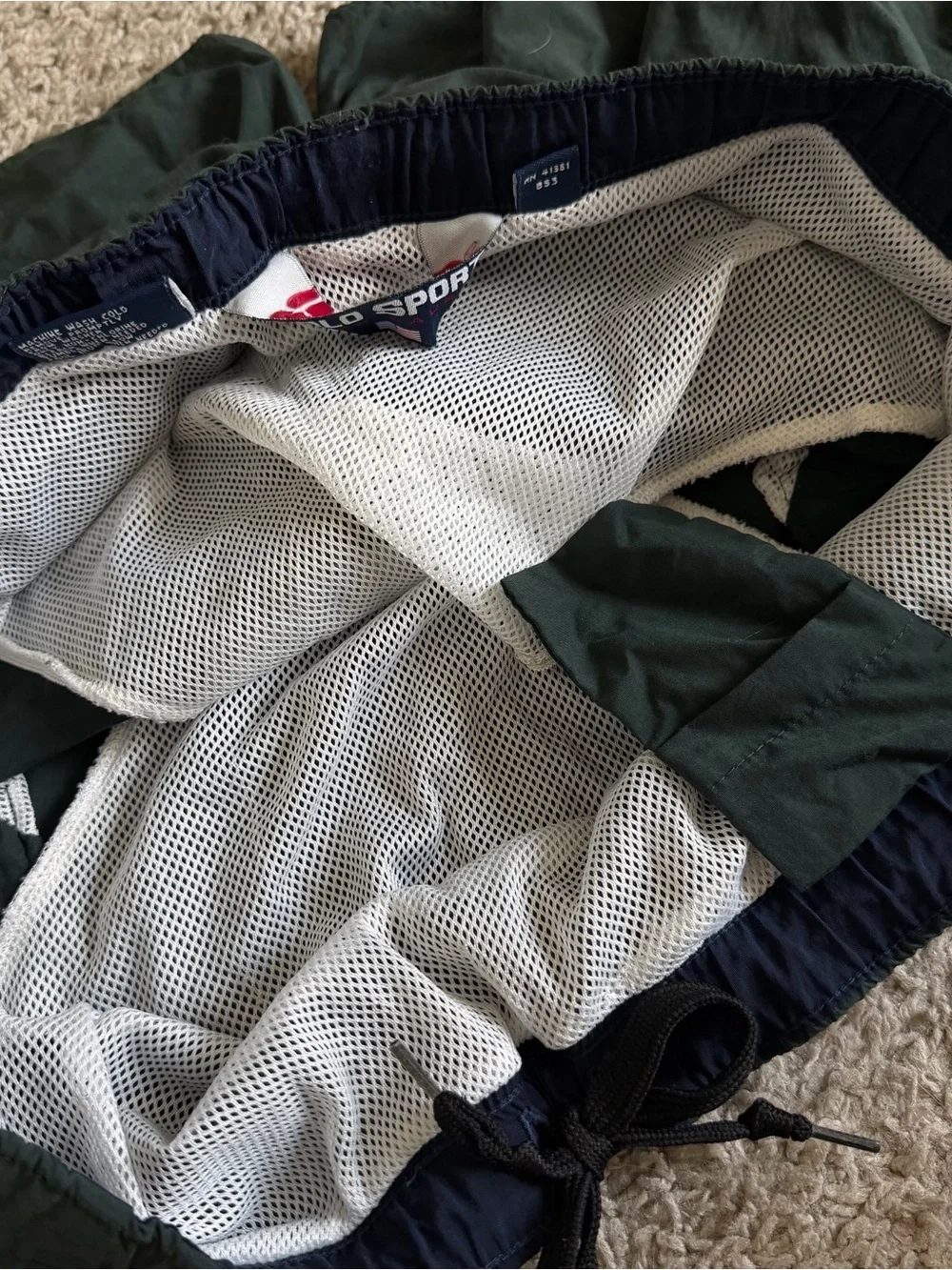 Polo Sport Ralph Lauren VTG Vintage Swim Trunk Board Shorts
